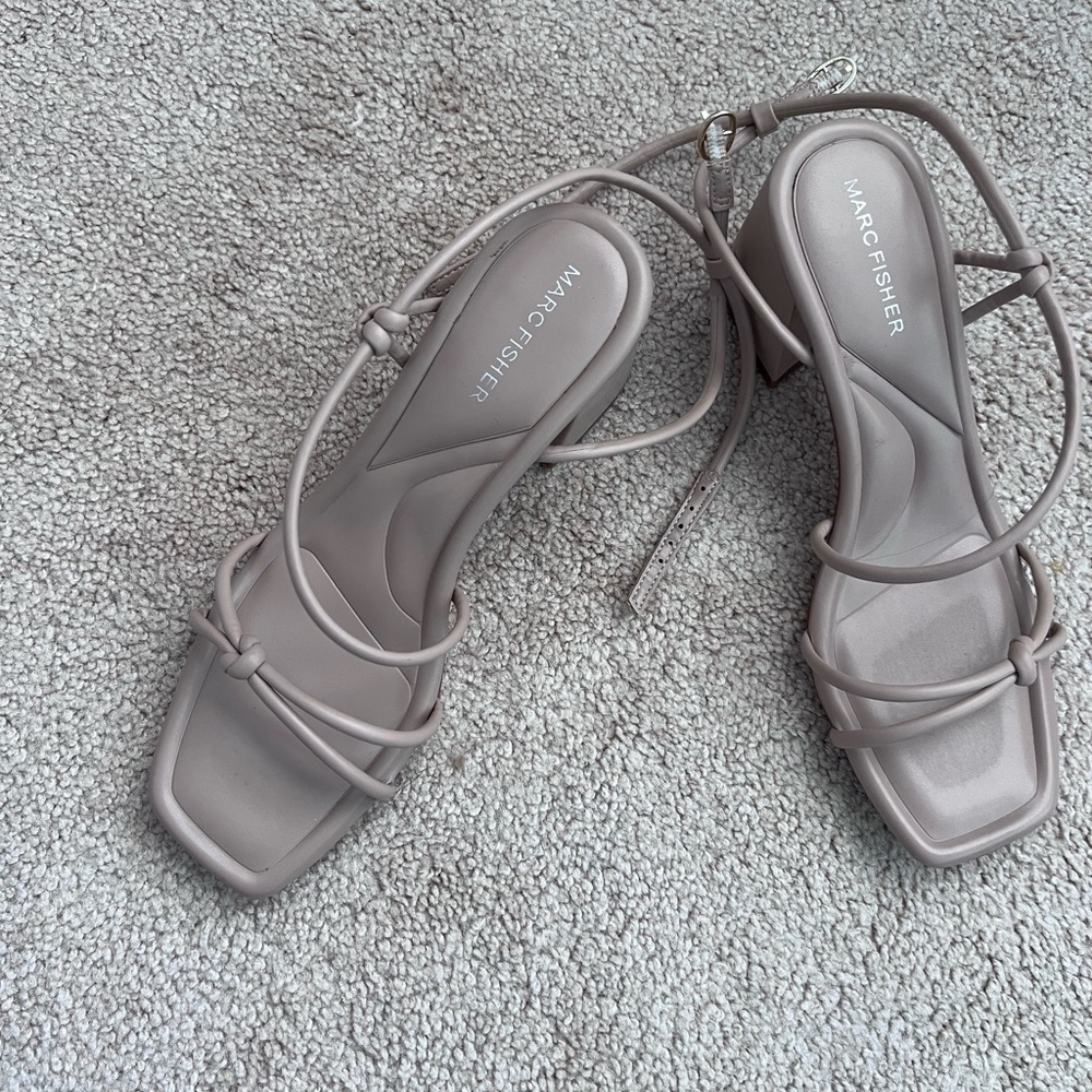 Marc Fisher Strappy, square toe sandal